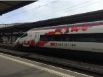 SBB High-Speed train to Zurich rear view